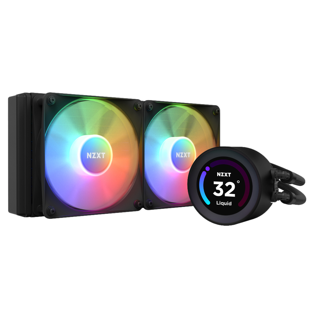 NZXT Kraken Elite 240 RGB 240mm Siyah İşlemci Sıvı Soğutucu görsel 1