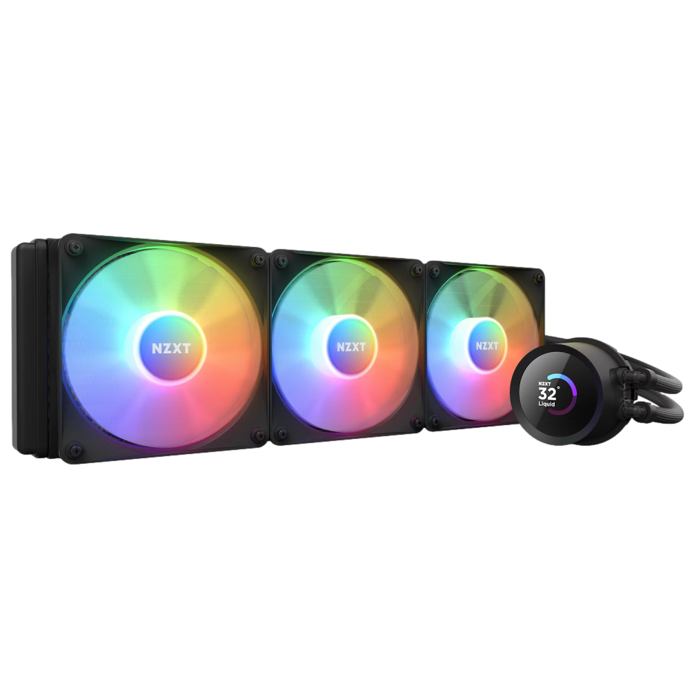 NZXT Kraken 360 RGB 360mm Siyah İşlemci Sıvı Soğutucu görsel 1