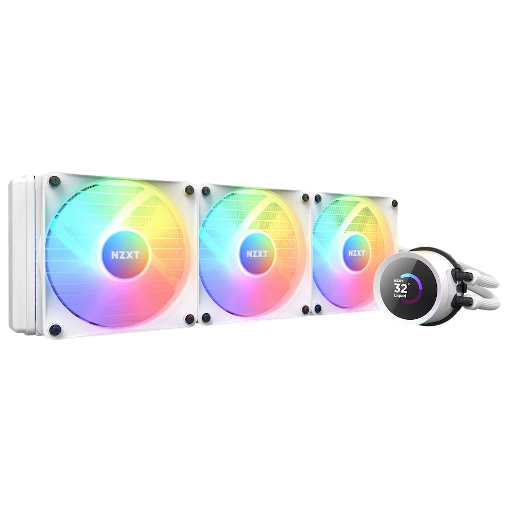 NZXT Kraken 360 RGB 360mm Beyaz İşlemci Sıvı Soğutucu görsel 1