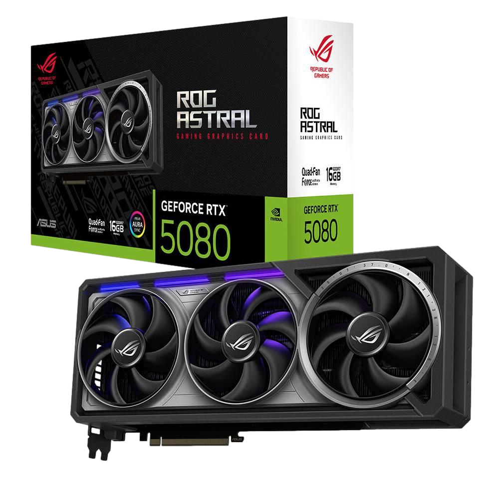ASUS ROG Astral GeForce RTX 5080 16GB GDDR7 DLSS 4 256 Bit Ekran Kartı
