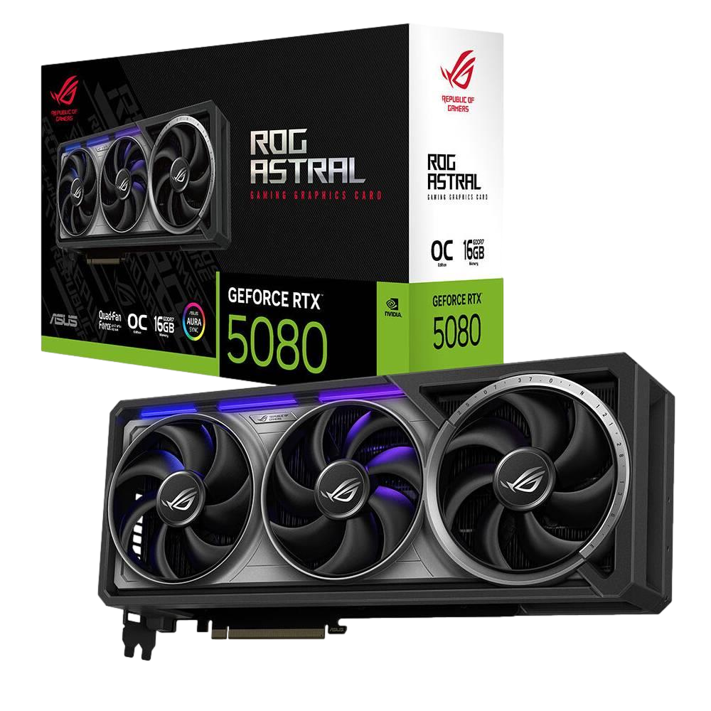 ASUS ROG Astral GeForce RTX 5080 16GB GDDR7 OC Edition DLSS 4 256 Bit Ekran Kartı