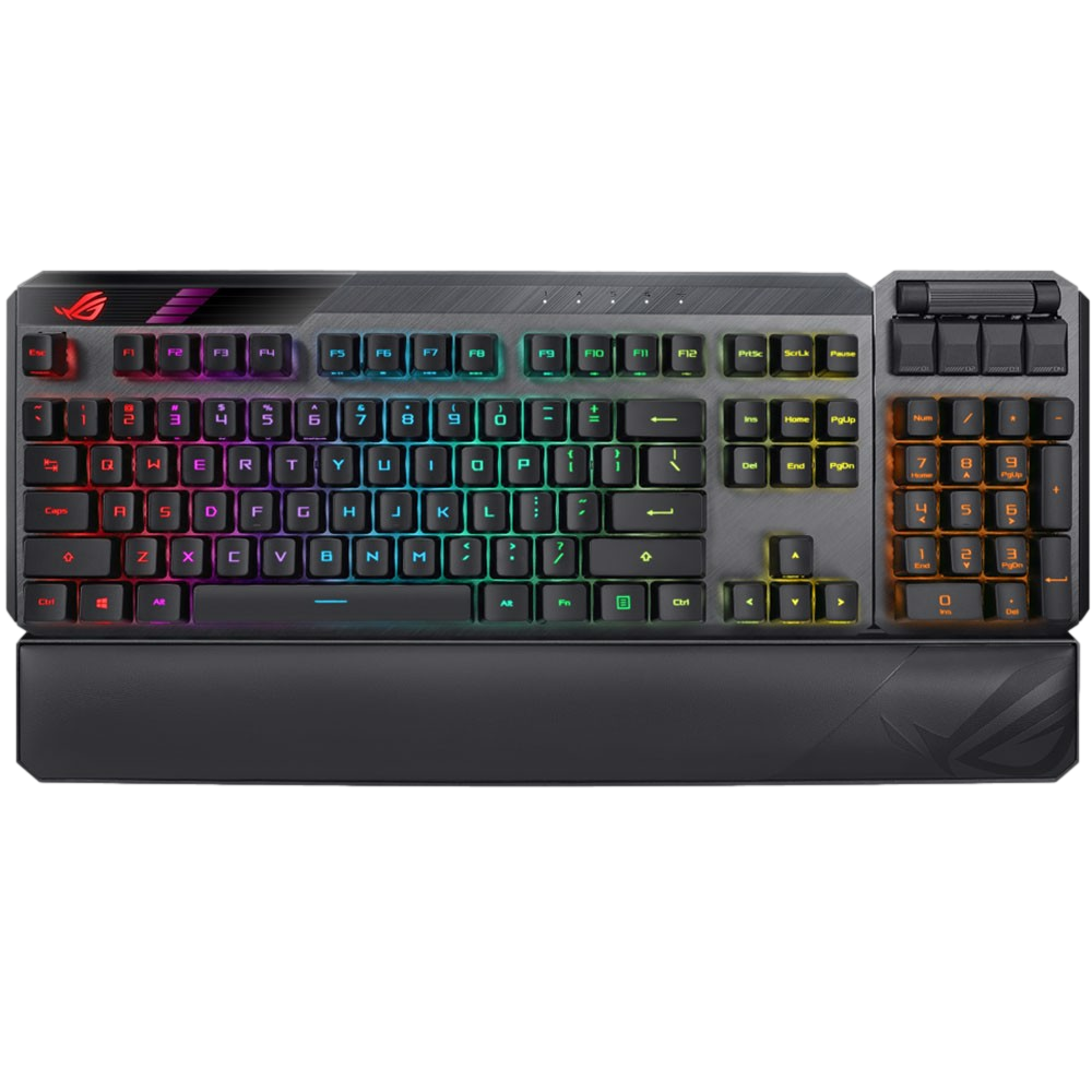 ASUS ROG Claymore II ROG RX Red Optical Switch Türkçe RGB Mekanik Kablosuz Gaming Klavye