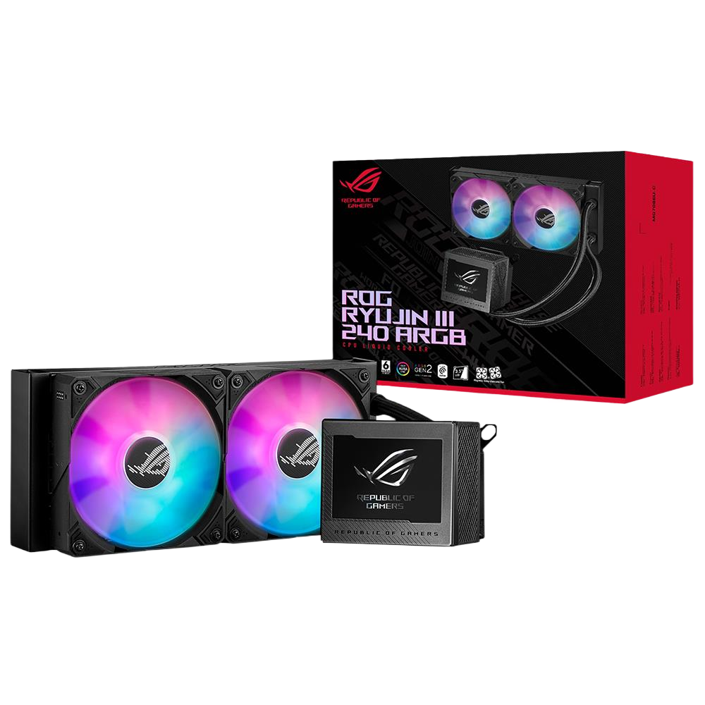 ASUS ROG RYUJIN III 240 ARGB LCD 240mm İşlemci Sıvı Soğutucu