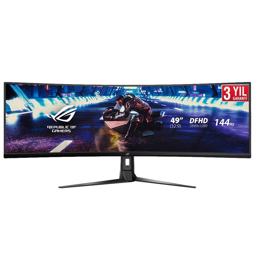 ASUS ROG STRIX 49" XG49VQ 144Hz 4ms HDMI DP HDR10 FreeSync Curved VA DFHD Gaming Monitör