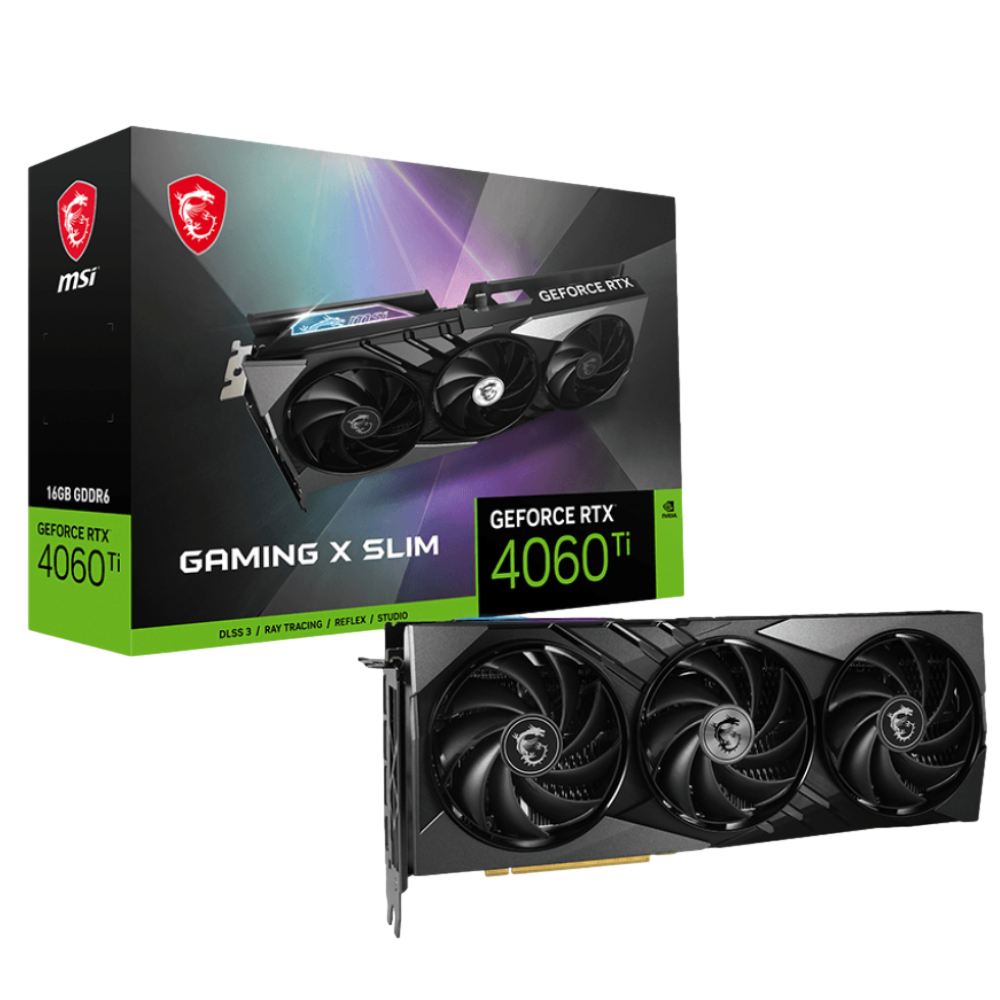 MSI GeForce GeForce RTX 4060 Ti GAMING X SLIM 16GB GDDR6 DLSS 3 128 Bit Ekran Kartı görsel 1