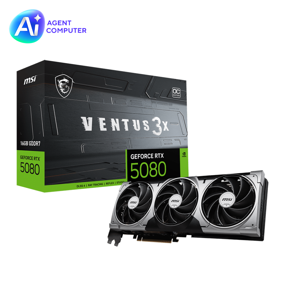 MSI GeForce RTX 5080 16G VENTUS 3X OC 16GB GDDR7 256 Bit Ekran Kartı
