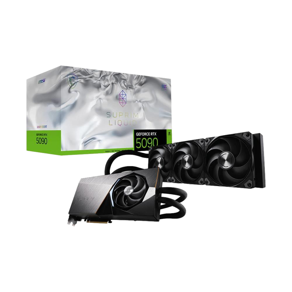 MSI GeForce RTX 5090 32G SUPRIM LIQUID SOC 32GB GDDR7 DLSS 4 512 Bit Ekran Kartı görsel 1