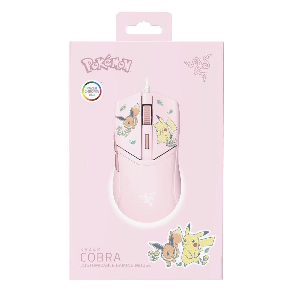 Razer Cobra Pokemon Pikachu/Eevee Edition 8500 DPI RGB Kablolu Gaming Mouse
