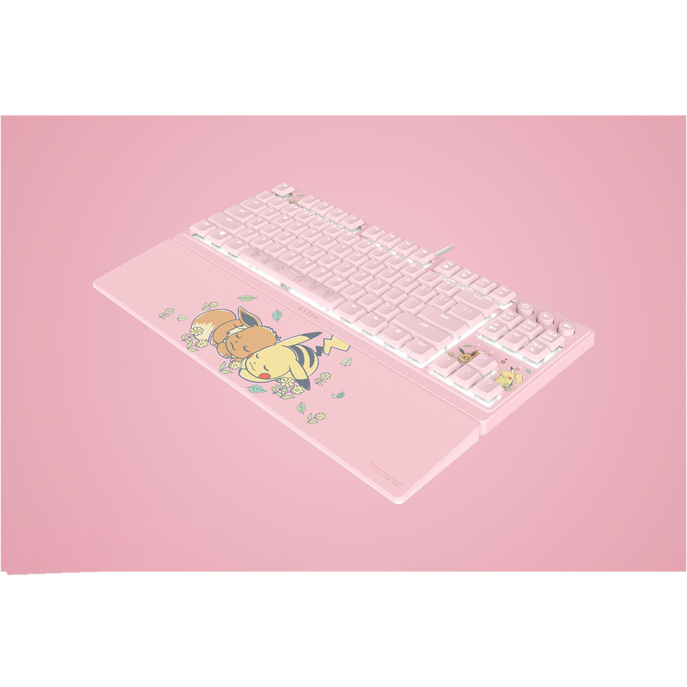Razer Ornato V3 Pro TKL Mecha-Membrane Switch Pokemon Pikachu/Eevee Edition RGB Kablolu Gaming Klavye