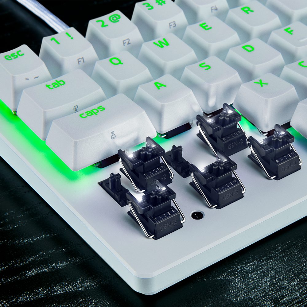 Razer Huntsman V3 Pro Mini Analog Optical Switch RGB Beyaz Kablolu Gaming Klavye