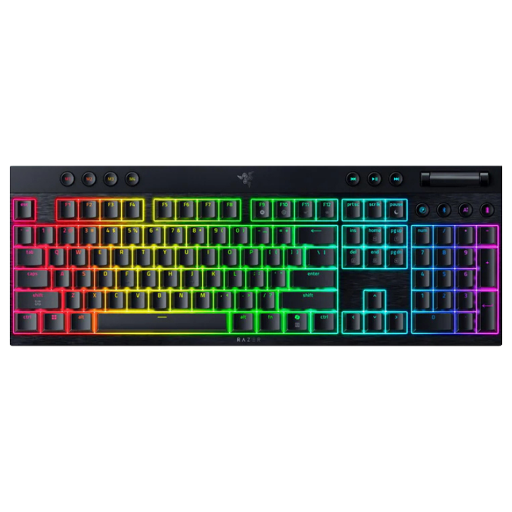 Razer Blackwidow V4 Low-Profile HyperSpeed Orange Switch RGB Kablosuz Gaming Klavye
