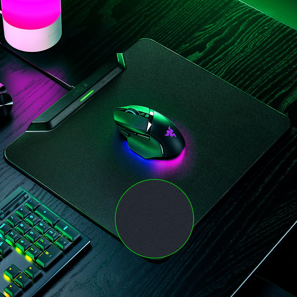 Razer HyperFlux V2 Hard Edition Wireless Kablosuz Şarjlı Medium Gaming Mouse Pad