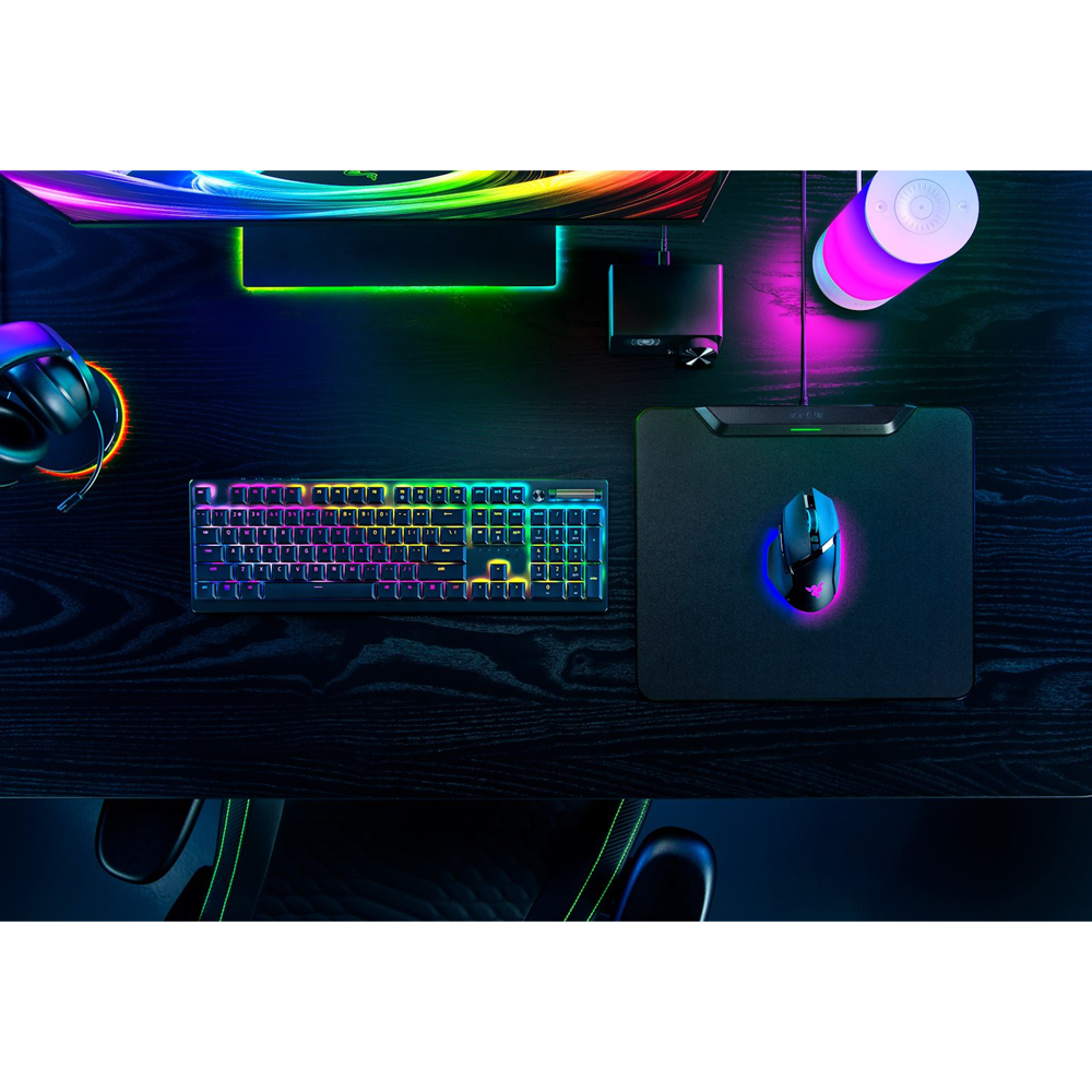 Razer HyperFlux V2 Hard Edition Wireless Kablosuz Şarjlı Medium Gaming Mouse Pad