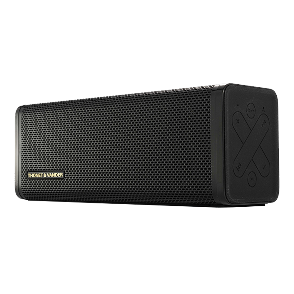 Thonet & Vander Frei Topp 24W RMS Taşınabilir TWS Piano Black Bluetooth Hoparlör