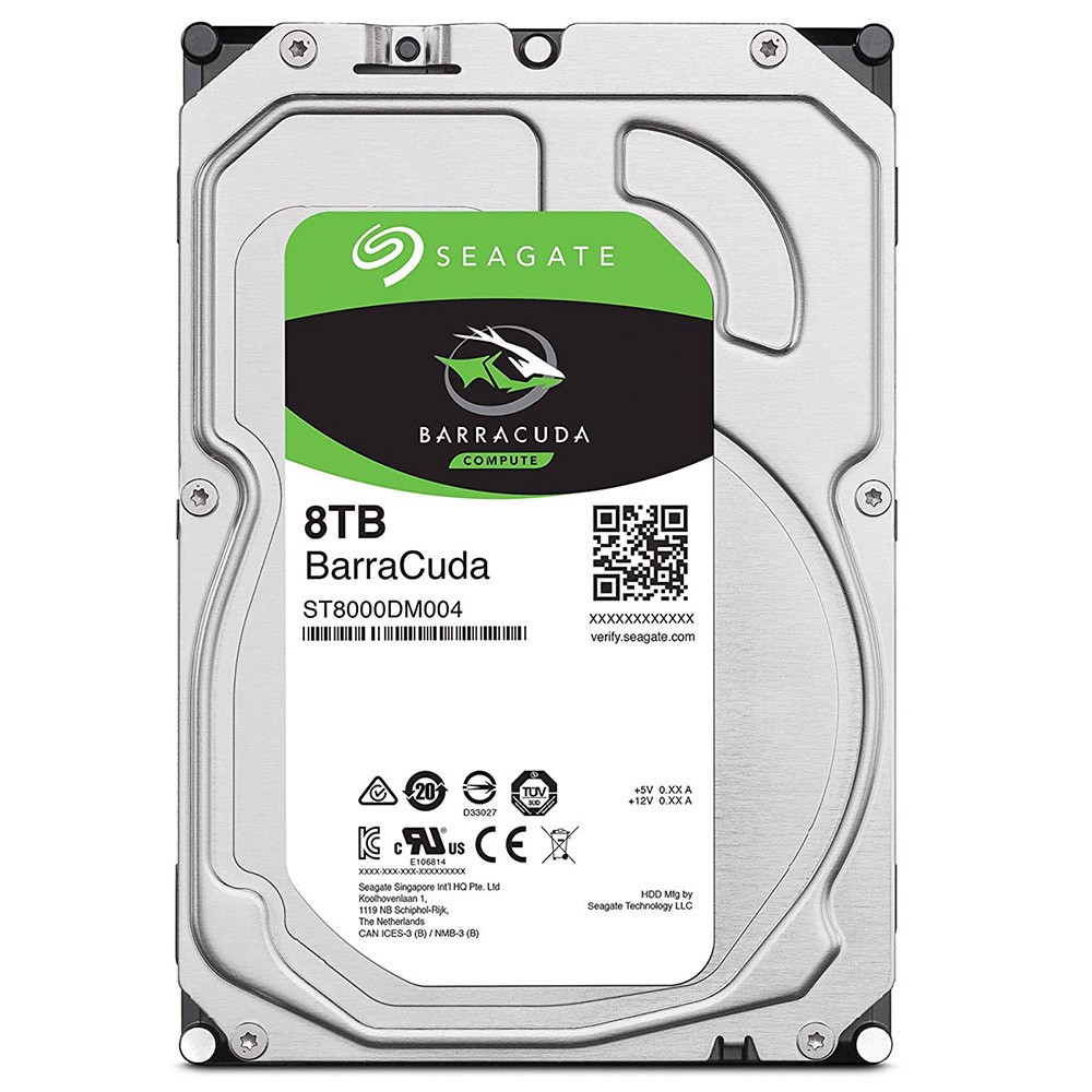 Seagate 8TB Barracuda 256MB 5400rpm 3.5 SATA 3.0 Harddisk