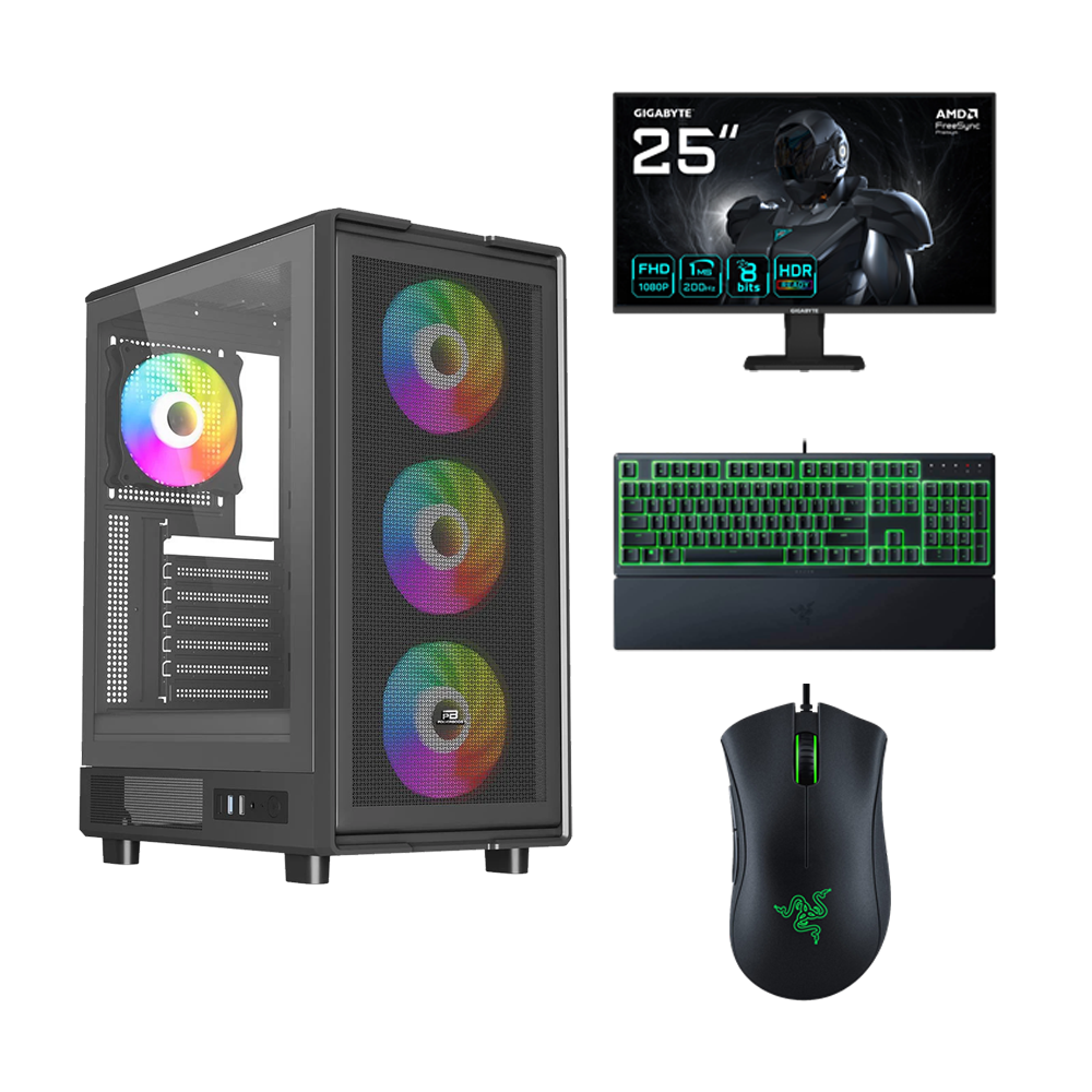 Yüksek performanslı oyun bilgisayarı setup paketi