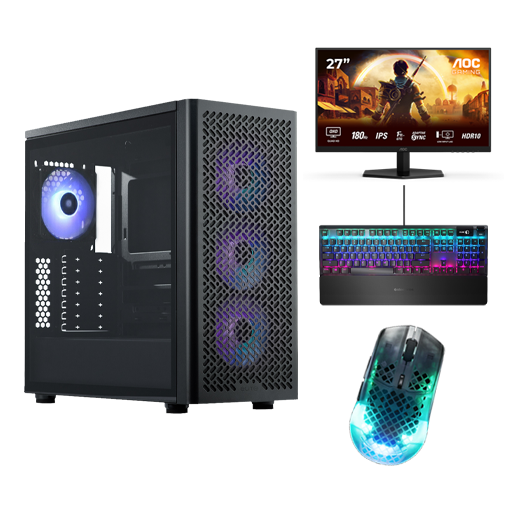 Yüksek performanslı oyun bilgisayarı setup paketi