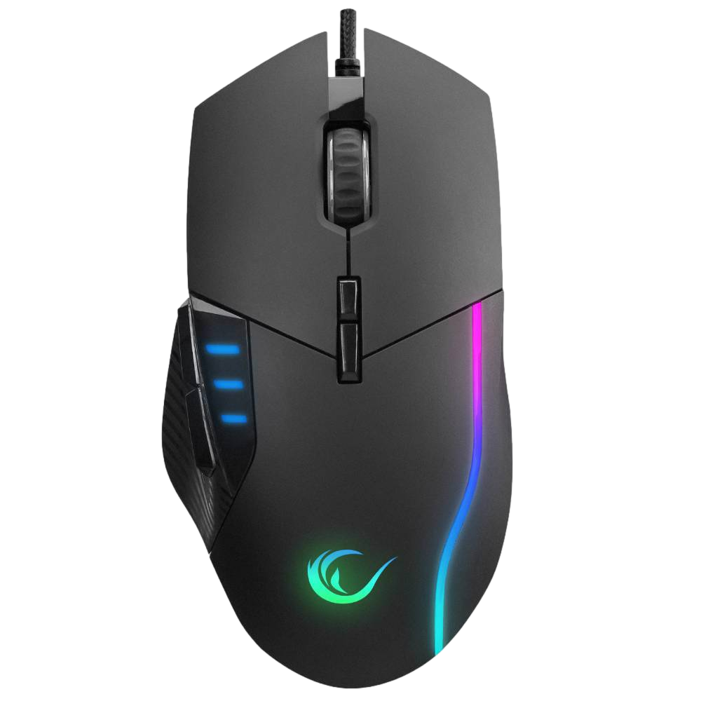Rampage SMX-R83 X-FORCE 10000 DPI RGB Siyah Gaming Mouse