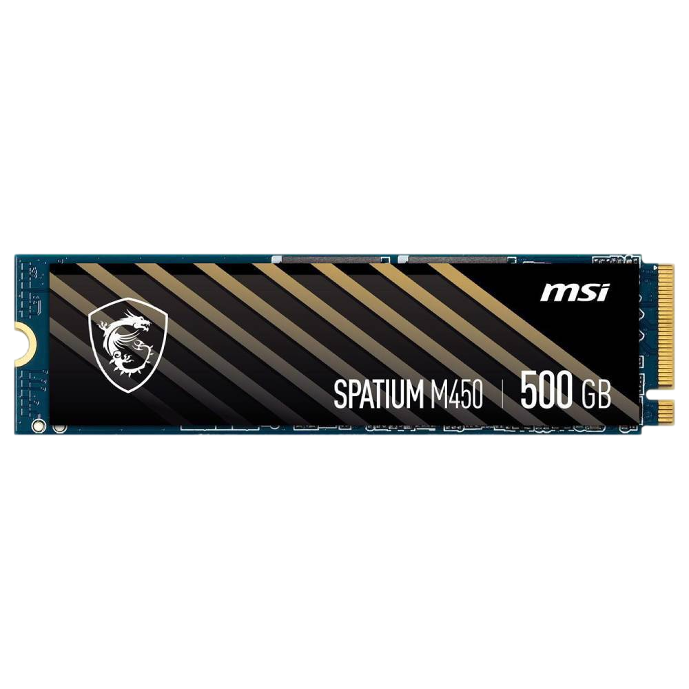 MSI 500GB SPATIUM M450 Gen4 M.2 2280 SSD (3600MB Okuma / 2300MB Yazma) görsel 1