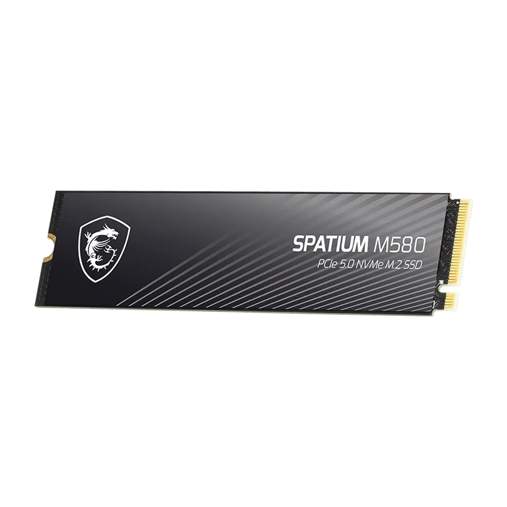 MSI SPATIUM M580 Gen5 M.2 2280 4TB SSD 14100MB Okuma / 12600MB Yazma