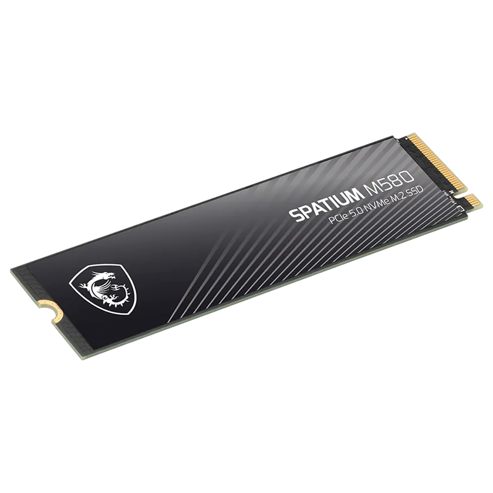 MSI SPATIUM M580 Gen5 M.2 2280 4TB SSD 14100MB Okuma / 12600MB Yazma