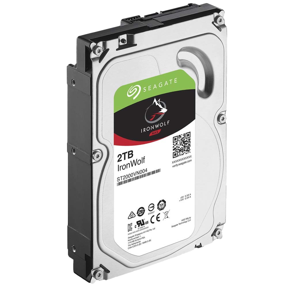 Seagate 2TB Ironwolf 64MB 5900rpm 3.5 SATA 3.0 NAS Harddisk