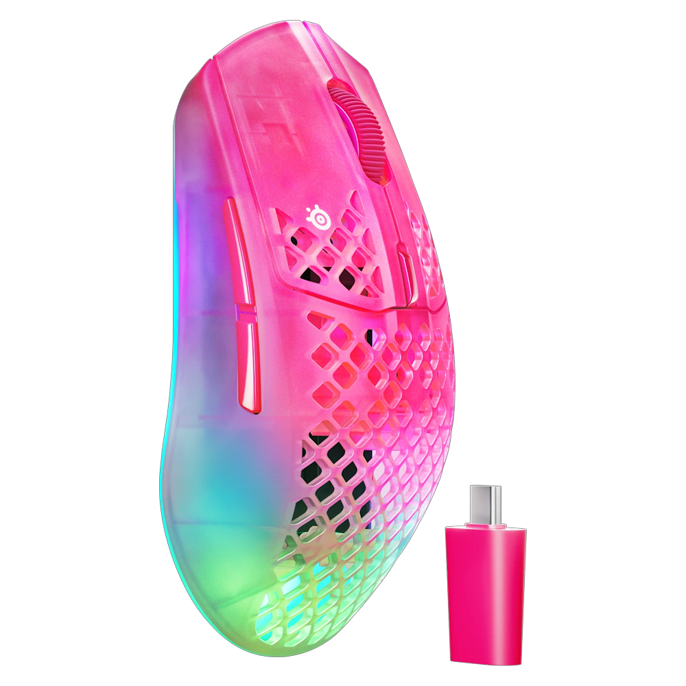 Steelseries Aerox 3 Wireless Gen 2 Magenta Haze Edition Kablosuz Gaming Mouse