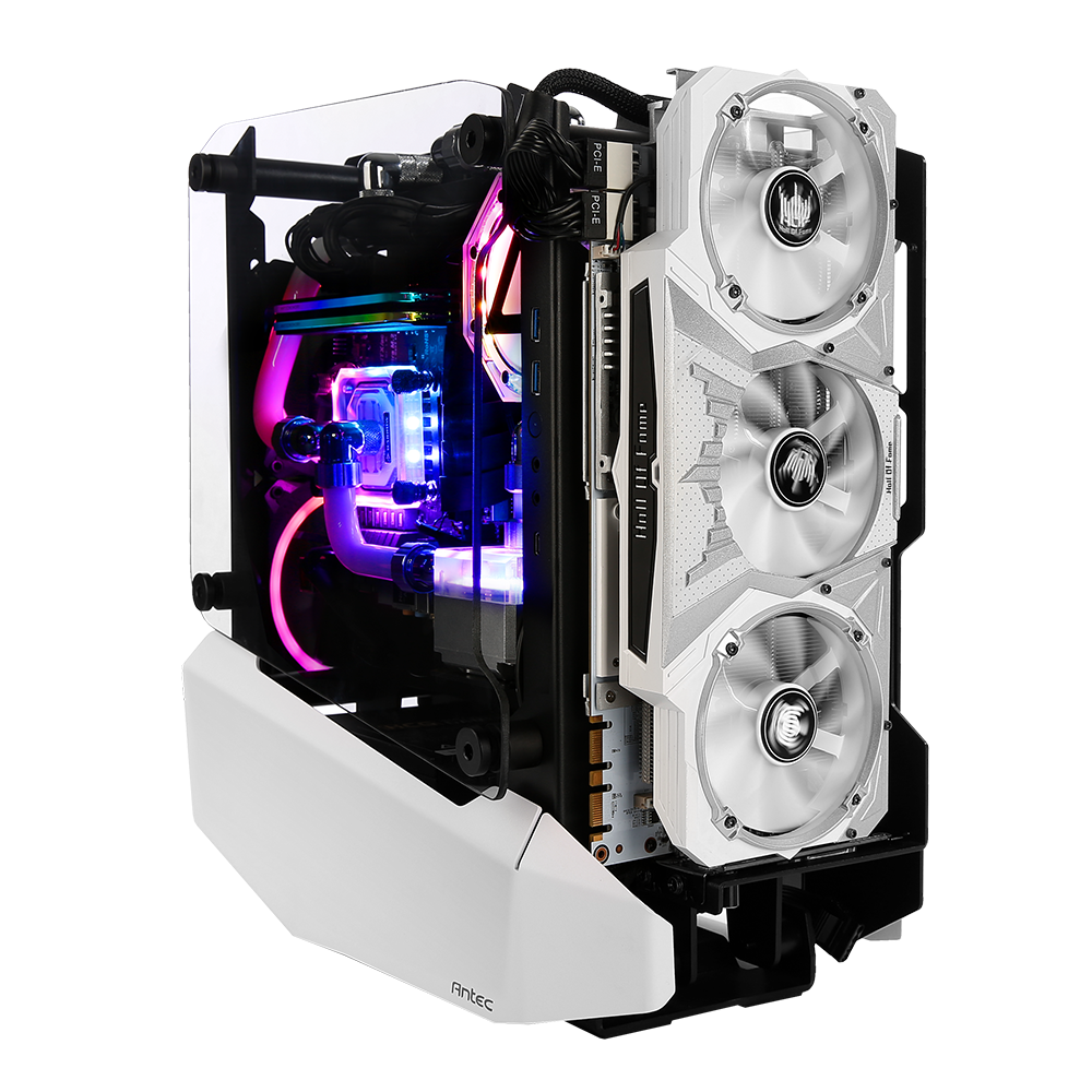 ANTEC STRIKER Tempered Glass USB 3.1 Type-C Mini Tower Bilgisayar Kasası görsel 1