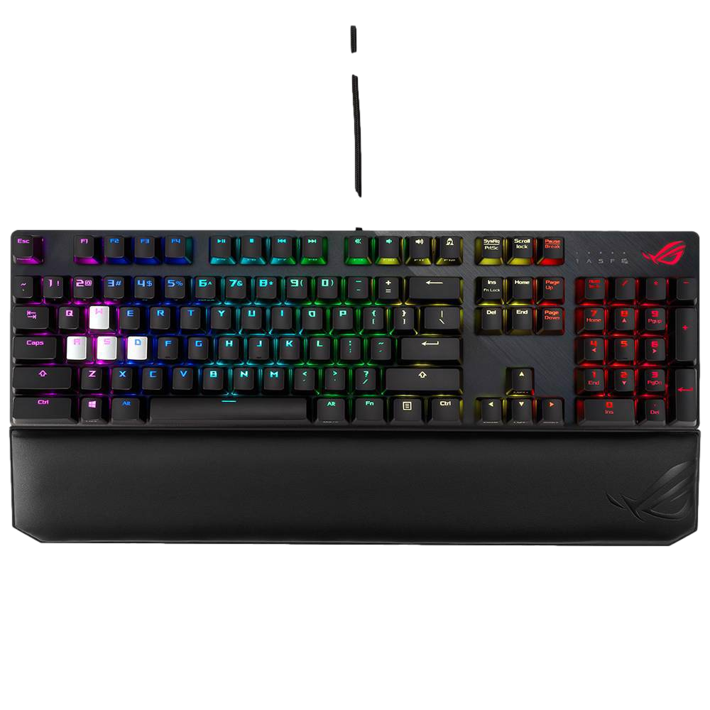 ASUS ROG STRIX Scope Deluxe ROG NX Red Türkçe RGB Mekanik Gaming Klavye