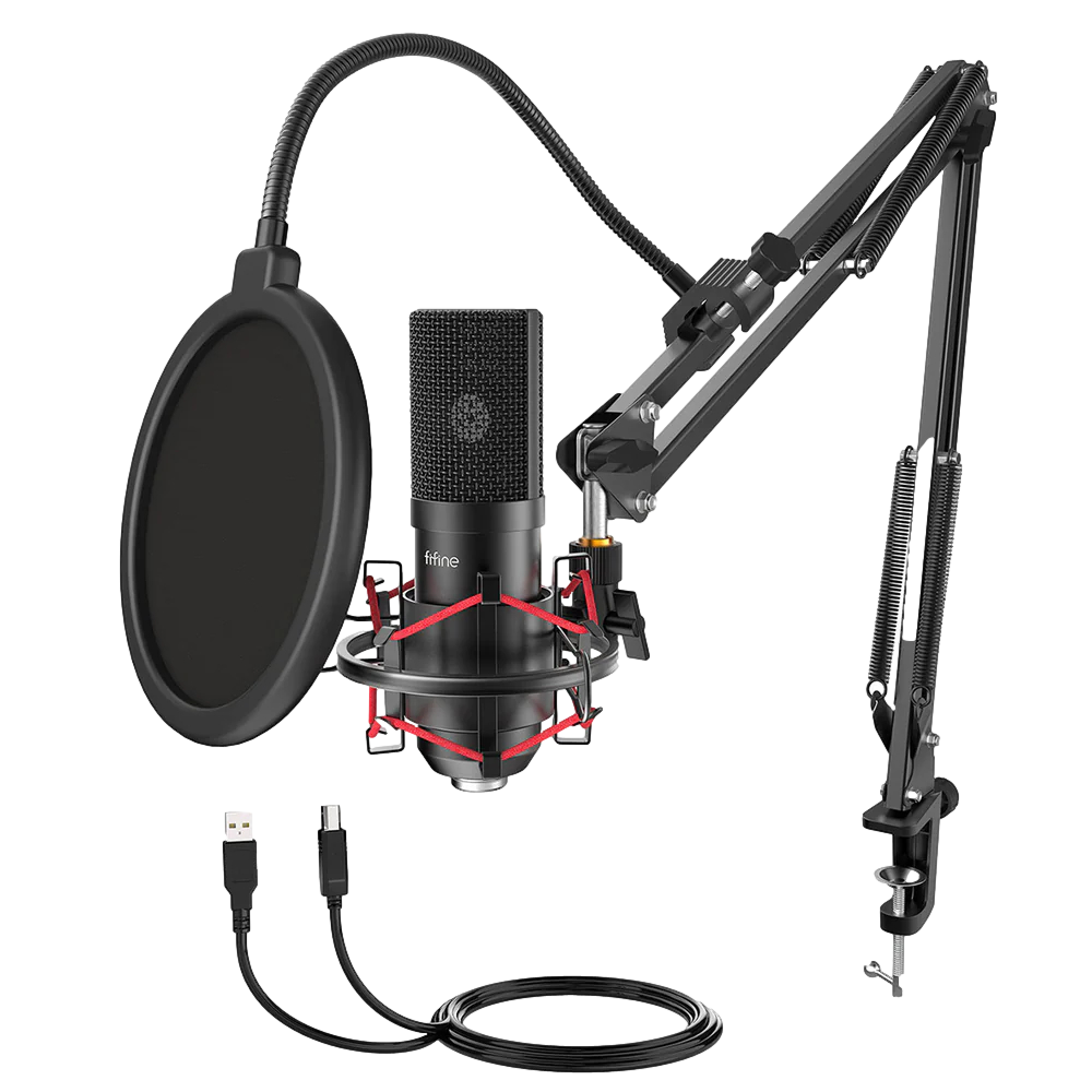 Fifine T732 USB Condenser Kardioid Mikrofon Seti