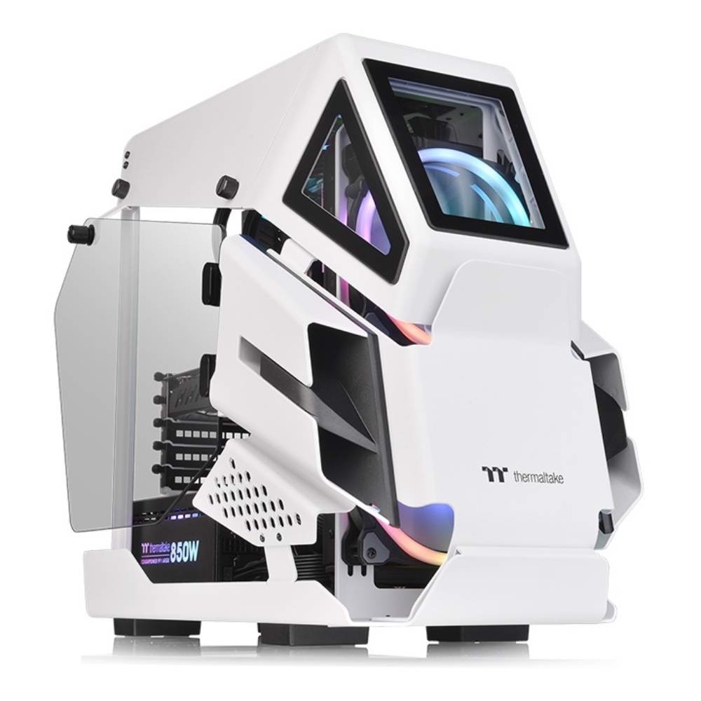 Thermaltake AH T200 Beyaz USB 3.0 Tempered Glass Micro ATX Kasa