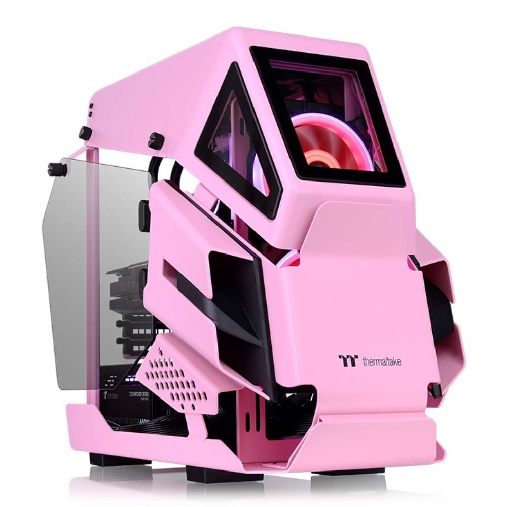 Thermaltake AH T200 Pink USB 3.0 Micro ATX Kasa görsel 1