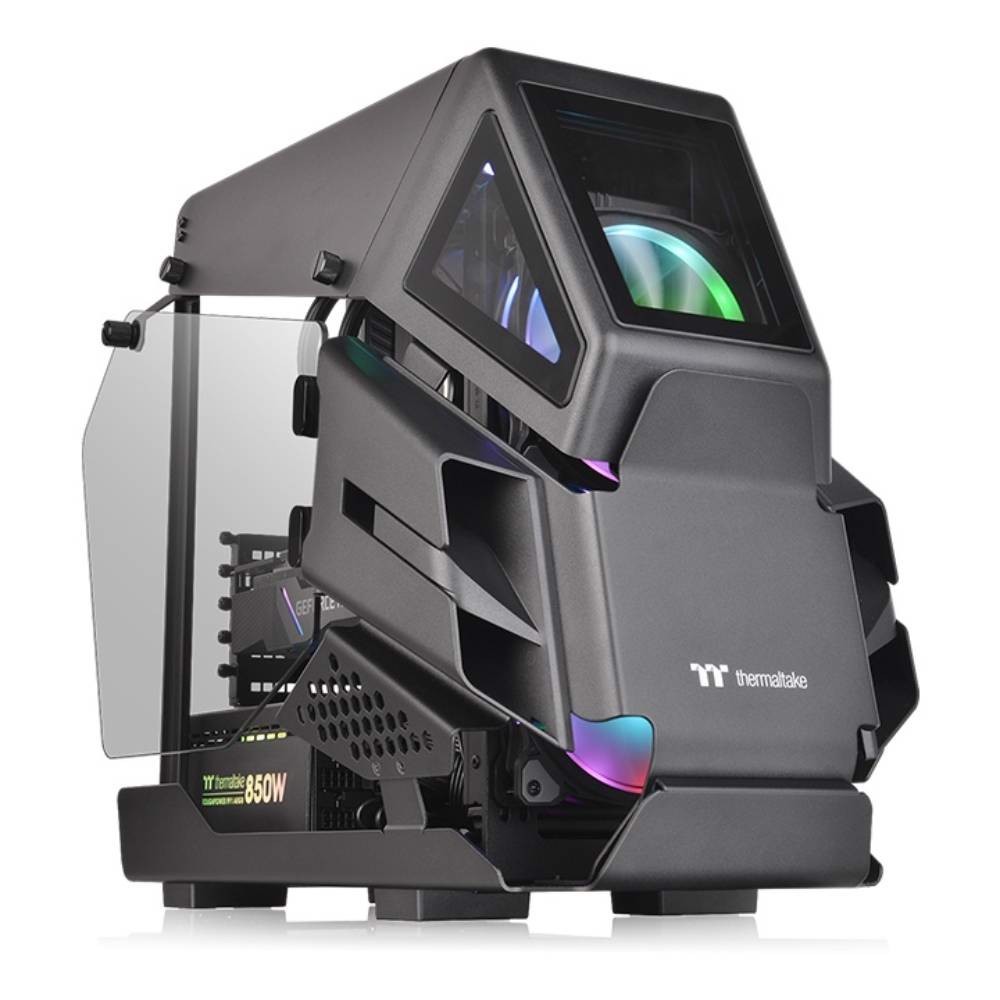 Thermaltake AH T200 Siyah USB 3.0 Micro ATX Kasa görsel 1