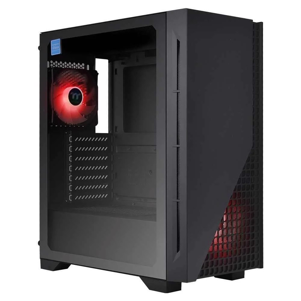 Thermaltake H330 Tempered Glass 650W USB 3.0 ATX Mid Tower Kasa görsel 1
