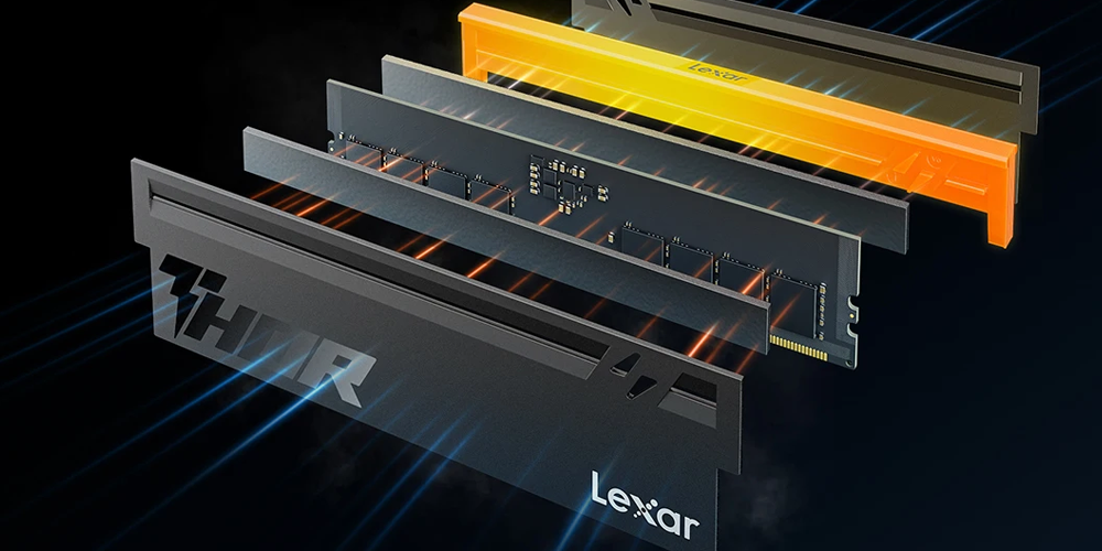 Lexar 16GB THOR RGB 6000MHz CL36 XMP/ EXPO DDR5 RAM