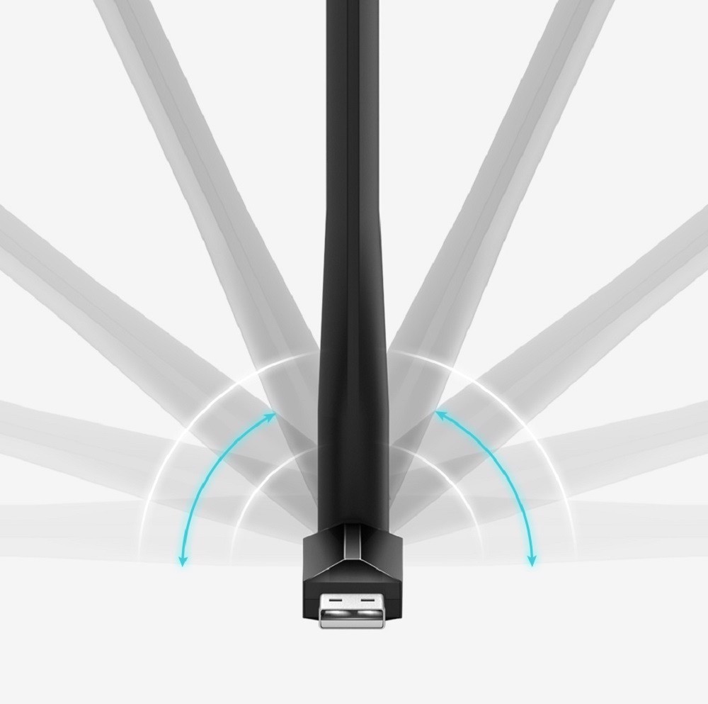 TP-LINK Archer T2U Plus AC600 Yüksek Kazançlı Wireless Dual Bant USB Adaptör