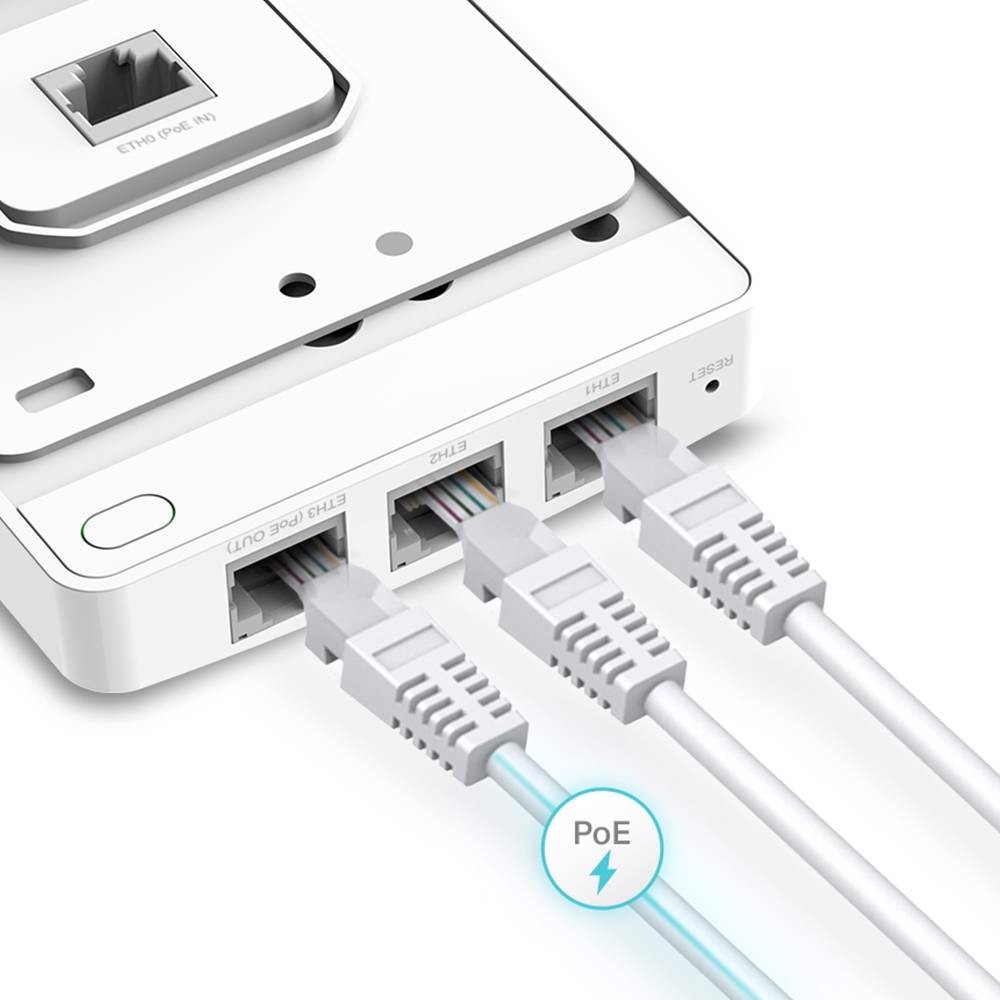 TP-LINK EAP235-WALL 1200Mbps Gigabit Wall-Plate İç Mekan Access Point