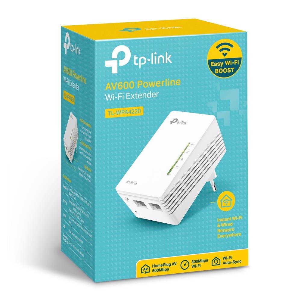 TP-LINK TL-WPA4220 300Mbps AV600 WiFi Powerline Extender