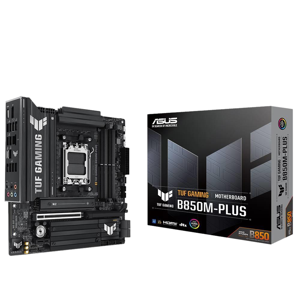 ASUS TUF GAMING B850M-PLUS 8000MHz OC DDR5 Soket AM5 M.2 HDMI DP mATX Anakart