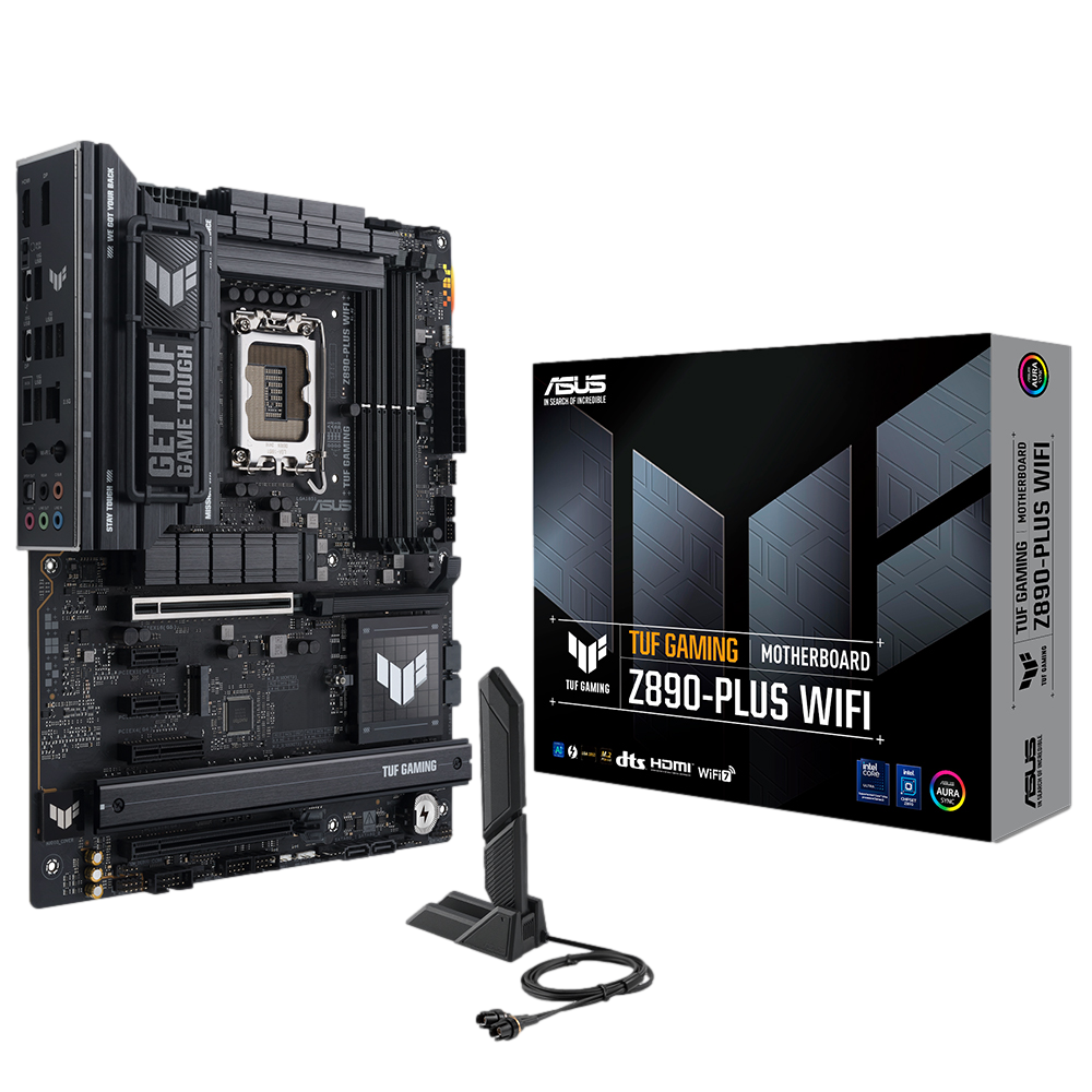 ASUS TUF GAMING Z890-PLUS WIFI 9066MHz OC WiFi 7 DDR5 Soket 1851 M