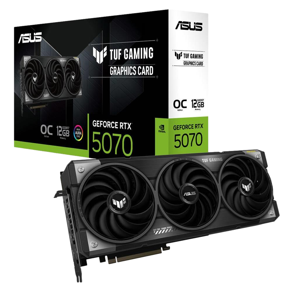 ASUS TUF Gaming GeForce RTX 5070 OC Edition 12GB GDDR7 DLSS 4 192 Bit Ekran Kartı