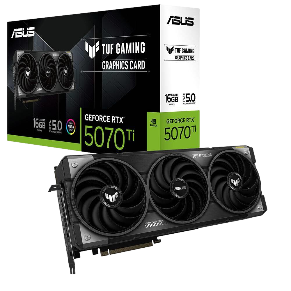 ASUS TUF Gaming GeForce RTX 5070 Ti 16GB GDDR7 DLSS 4 256 Bit Ekran Kartı