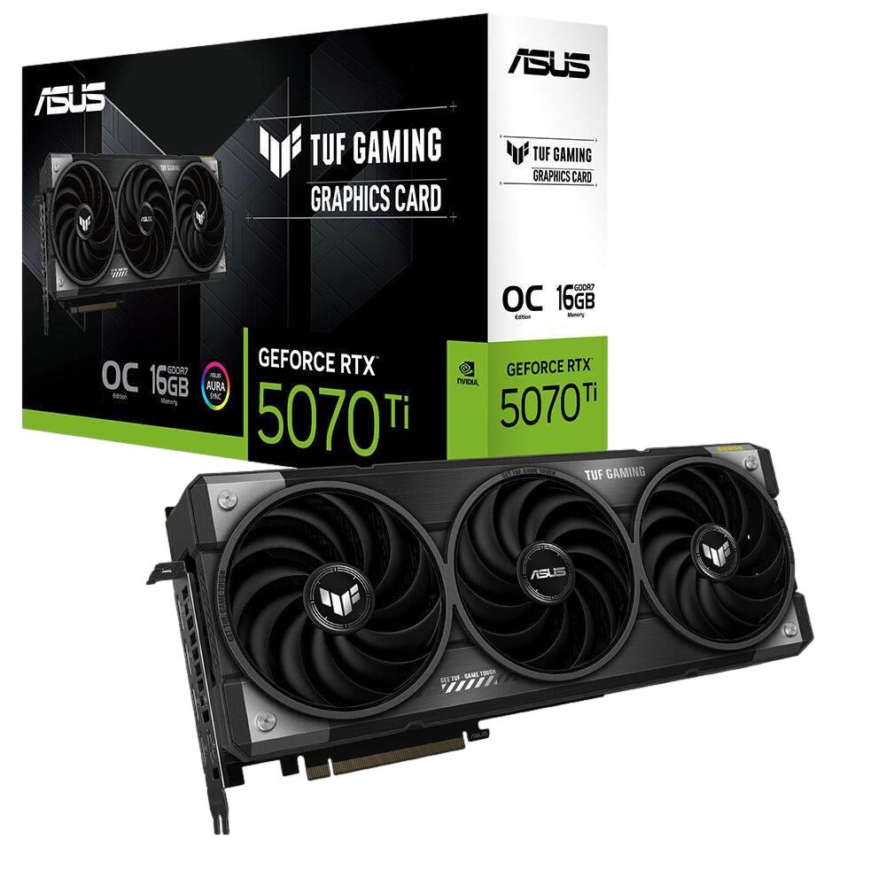 ASUS TUF Gaming GeForce RTX 5070 Ti OC Edition 16GB GDDR7 DLSS 4 256 Bit Ekran Kartı