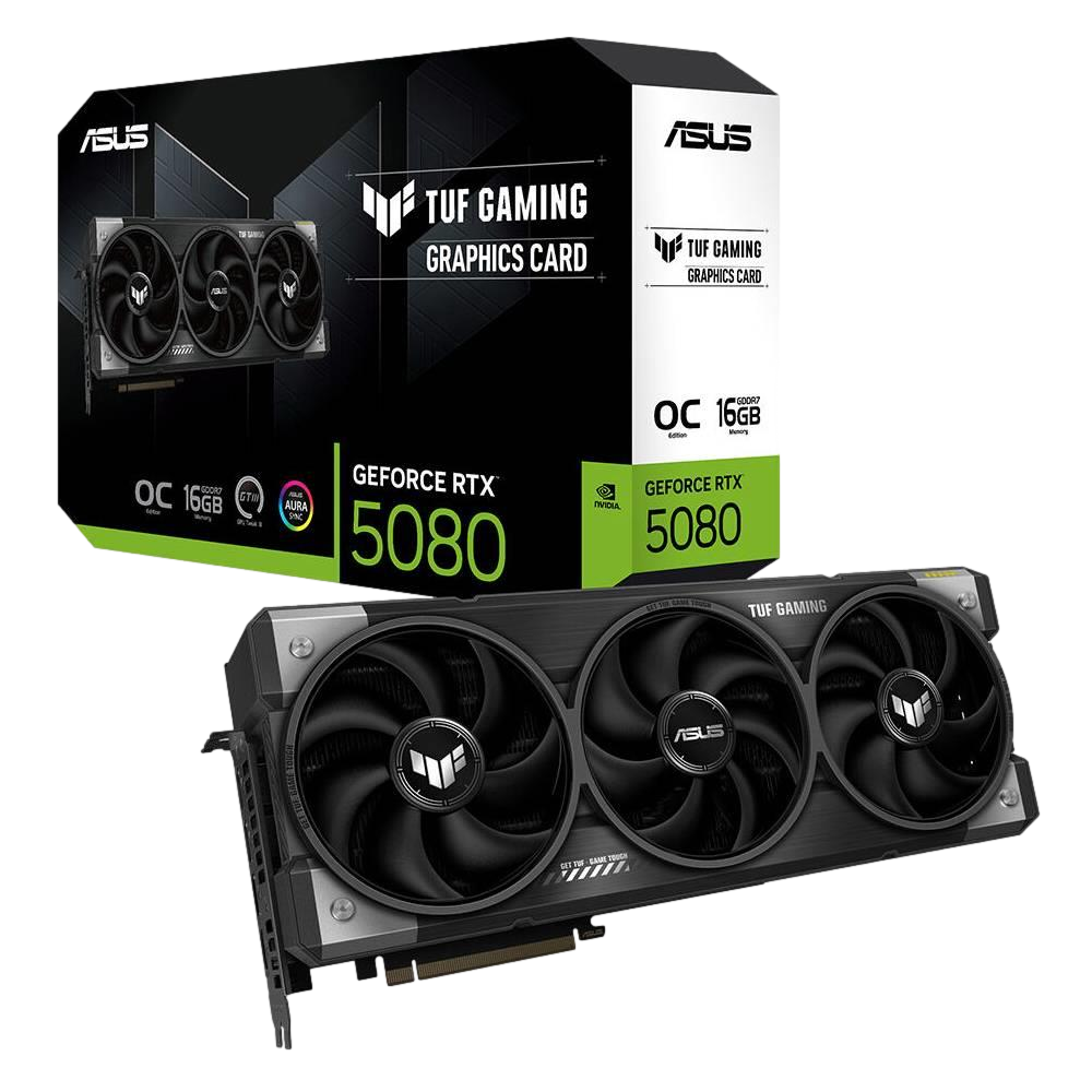 ASUS TUF Gaming GeForce RTX 5080 16GB GDDR7 OC Edition DLSS 4 256 Bit Ekran Kartı
