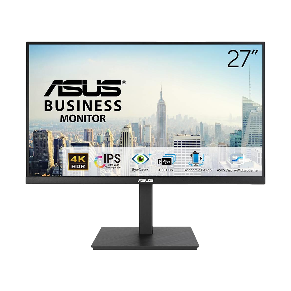 ASUS VA27UQSB 27" 60Hz 5ms HDMI DP USB 3.2 AdaptiveSync Pivot HDR10 UHD IPS Monitör