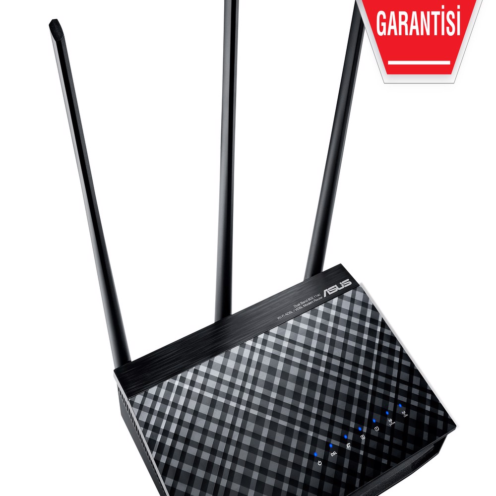 ASUS DSL-AC750 DualBand DLNA VPN ADSL VDSL Fiber Modem Router