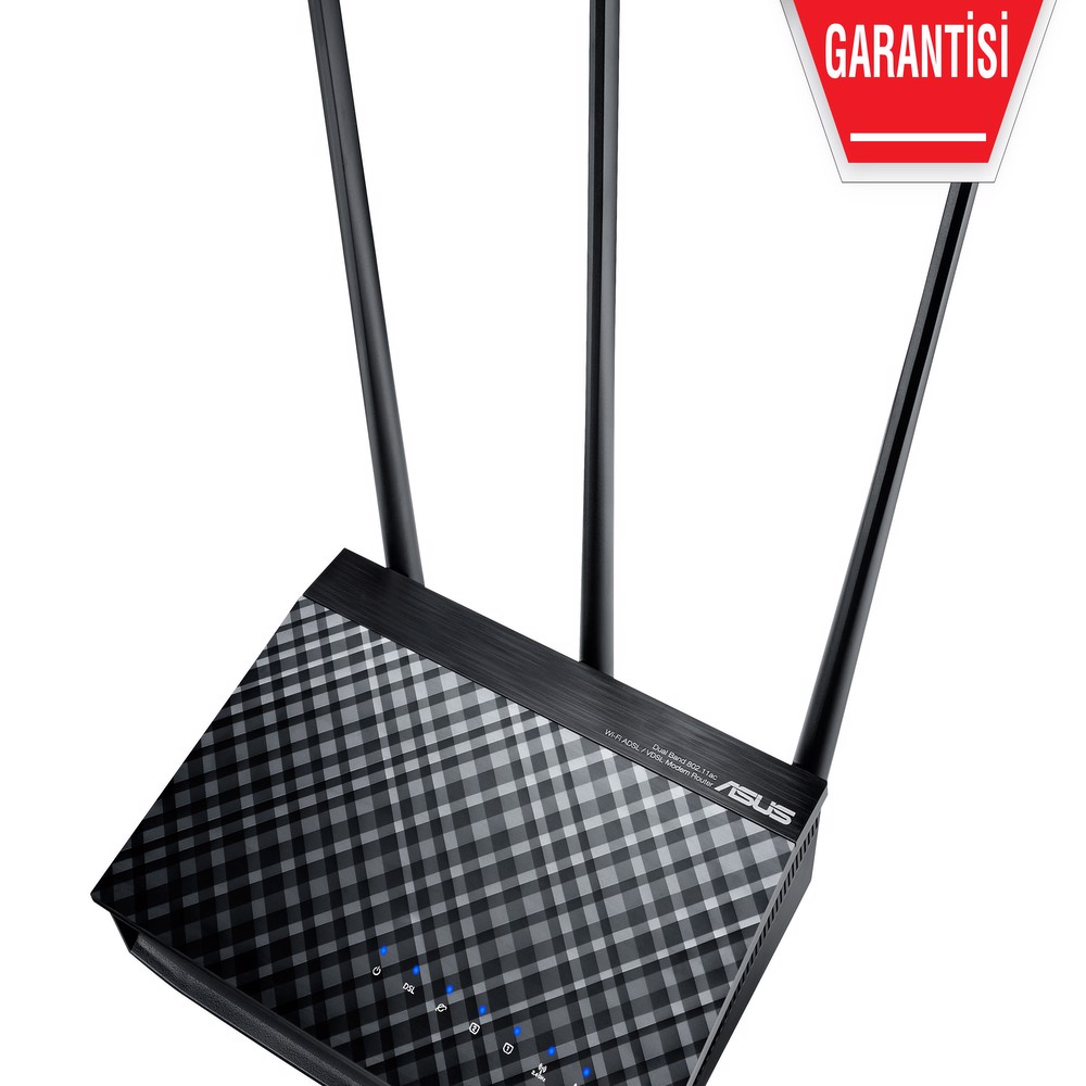 ASUS DSL-AC750 DualBand DLNA VPN ADSL VDSL Fiber Modem Router