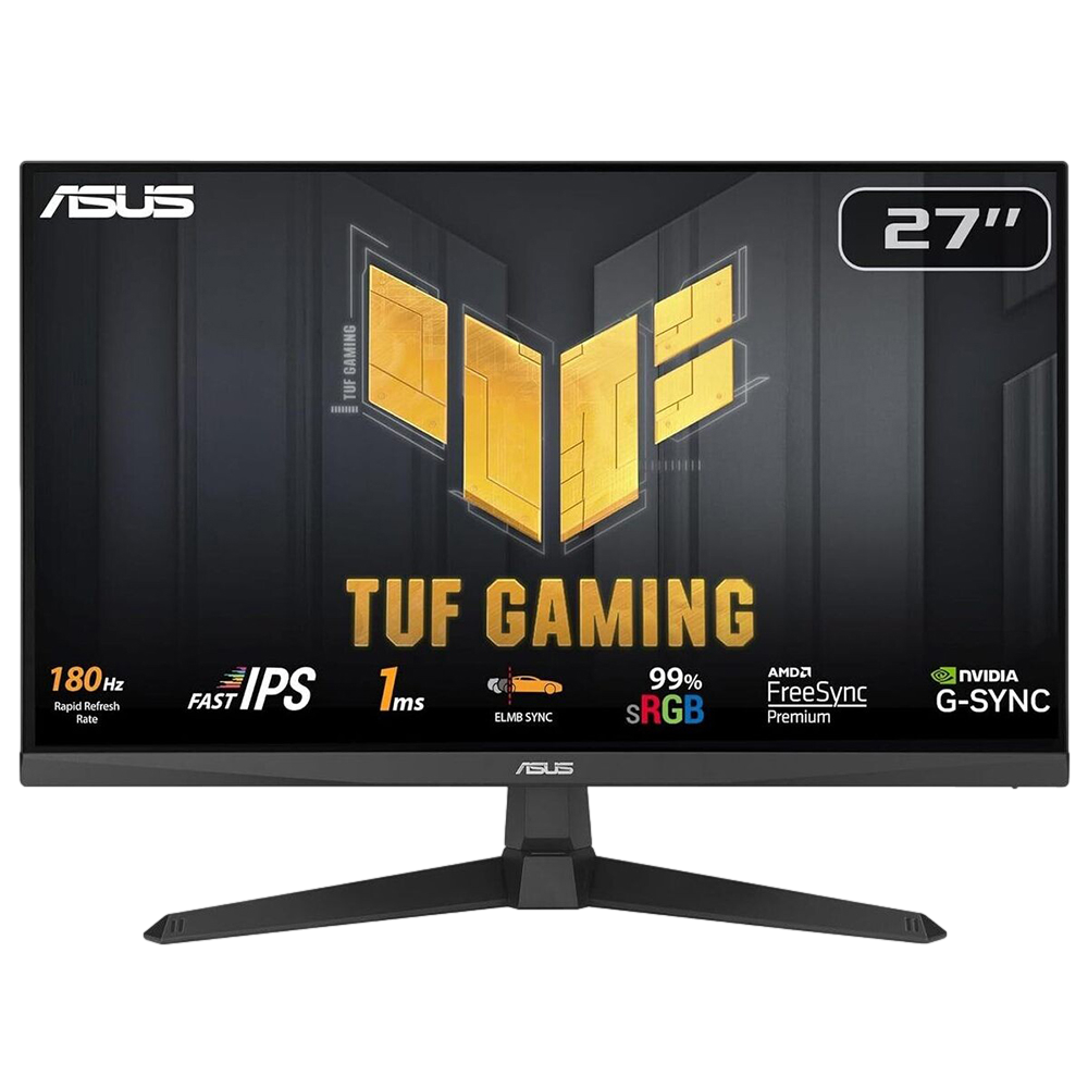 ASUS TUF Gaming VG279Q3A 27" 180Hz 1ms HDMI DP ELMB Sync FreeSync Premium G-Sync FHD Fast IPS Gaming Monitör