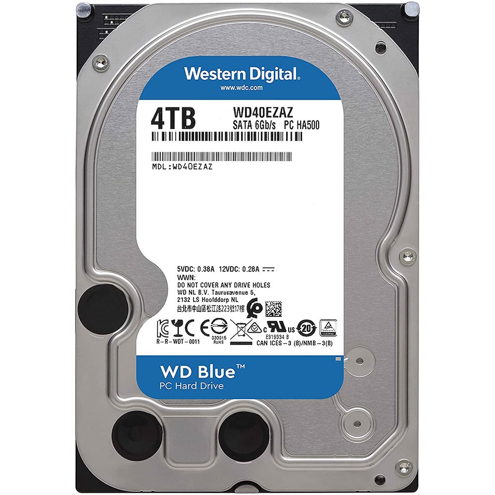 WD 4TB Blue 256MB 5400rpm 3.5  SATA 3.0 Harddisk