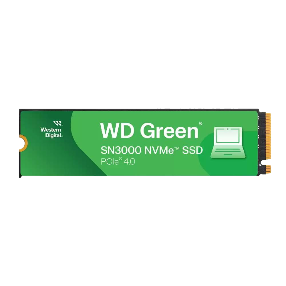 WD 500GB GREEN SN3000 NVMe Gen4 M.2 SSD 5000MB Okuma / 4100MB Yazma